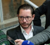 L'avocat de Cédric Jubillar, Jean-Baptiste Alary, devant le tribunal de Toulouse le 11 février 2022