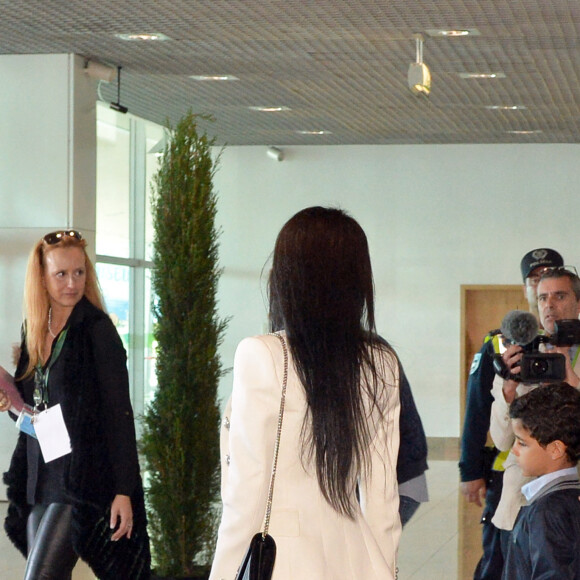 Cristiano Ronaldo et sa famille à l'aéroport de Madère rebaptisé le 29 mars 2017 © Atlantico Press via ZUMA Wire