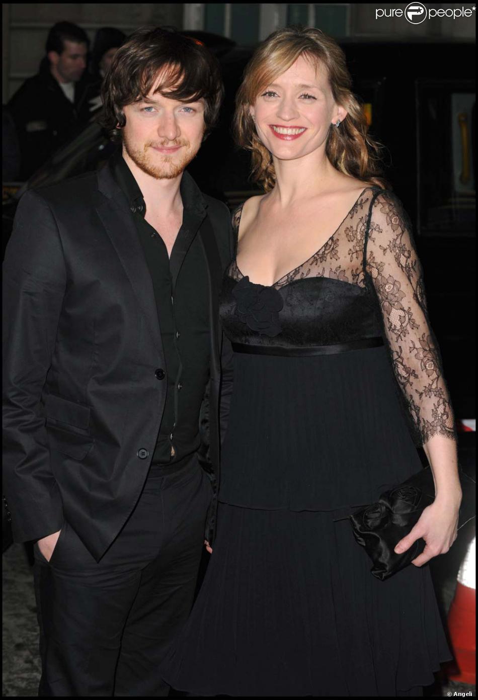 James Mcavoy Et Sa Femme Anne Marie Duff à Lavant Première De The