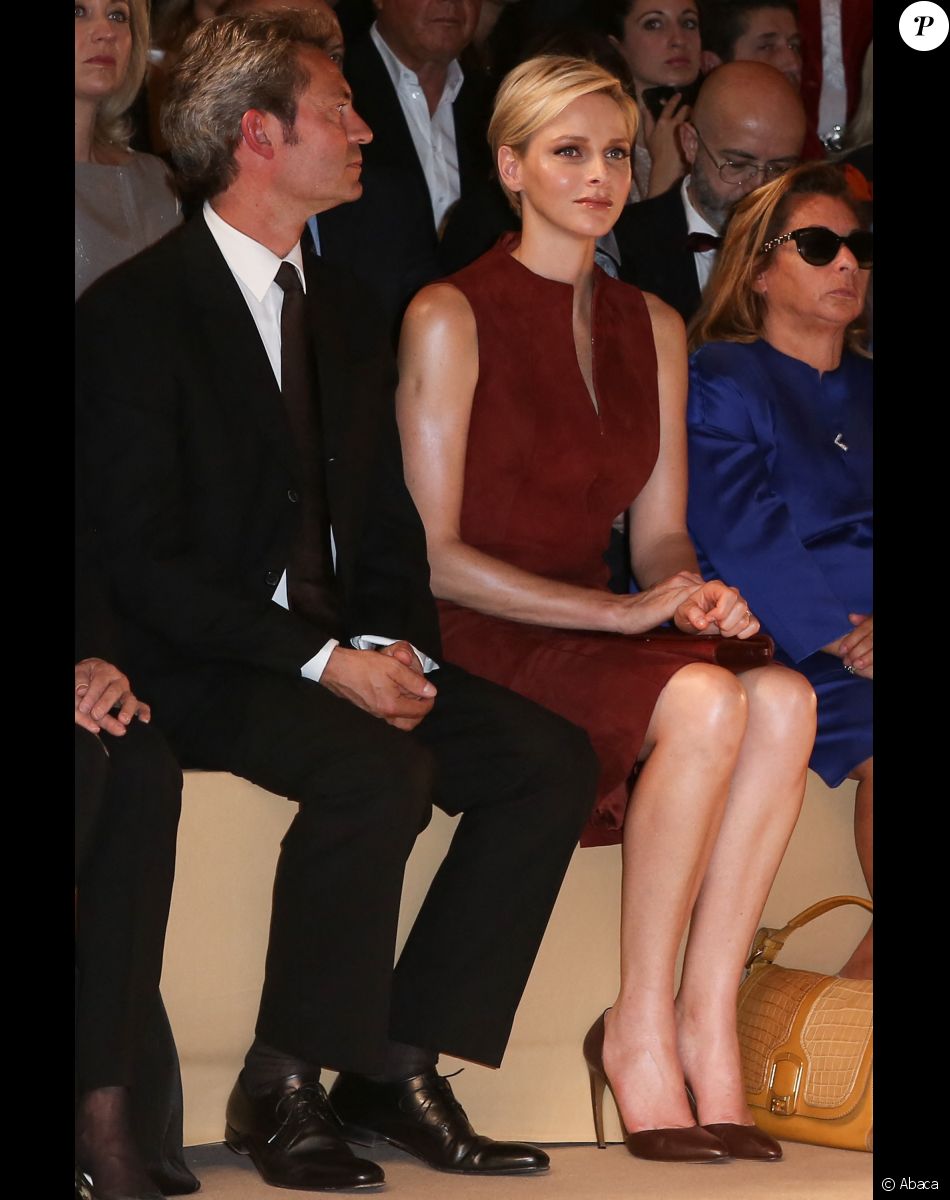 Princess Charlene of Monaco attends Akris Fashion show by Swiss designer Albert Kriemler, held at Le Palais de Chaillot as part of Paris Fashion show, Paris, France, on September 30, 2012. Photo by Frederic Nebinger/ABACAPRESS.COM
