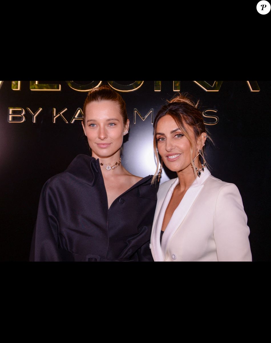 Ilona Smet et Valérie Messika lors de la soirée de présentation de la collection Messika by Kate Moss à l'hôtel Ritz à Paris le 3 octobre 2021. © Rachid Bellak / Bestimage
