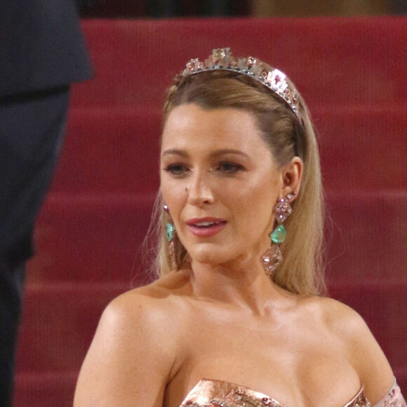 Blake Lively - Les célébrités arrivent à la soirée du "MET Gala 2022" à New York, le 2 mai 2022. 