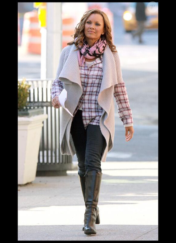 Vanessa Williams sur le tournage d'Ugly Betty  27 janvier 2010 à New York