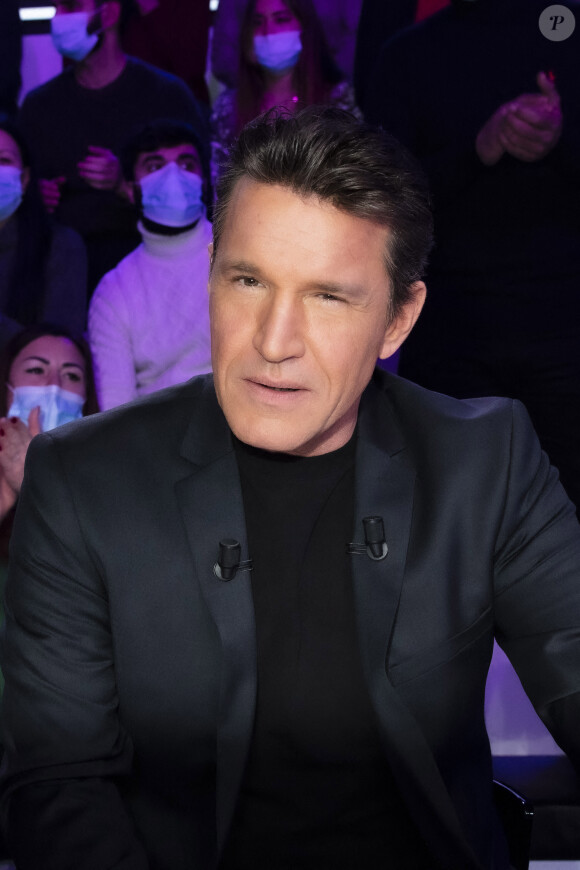 Exclusif - Benjamin Castaldi pendant l'émission TPMPXXL (Touche Pas à Mon Poste XXL) présentée en direct par V.Benaim le 06/01/22 en direct sur C8 - Paris le 06/01/22 © Jack Tribeca / Bestimage 