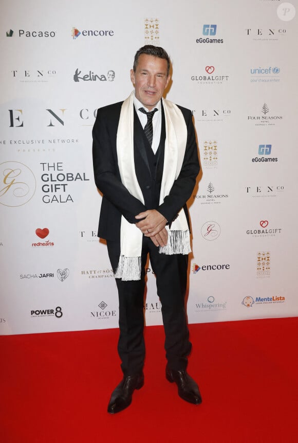 Benjamin Castaldi - Photocall de la 10ème édition du "Global Gift Gala 2021" à l'hôtel Four Seasons Hotel George V à Paris le 30 octobre 2021.© Marc Ausset Lacroix/Bestimage