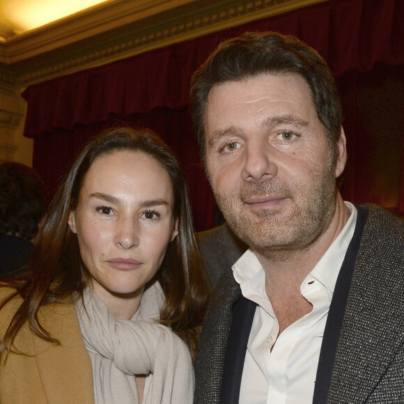 Philippe Lellouche et sa femme Vanessa Demouy - Générale de la pièce "Tout à Refaire" au théâtre de la Madeleine à Paris, le 8 février 2016. © Guirec Coadic/Bestimage 