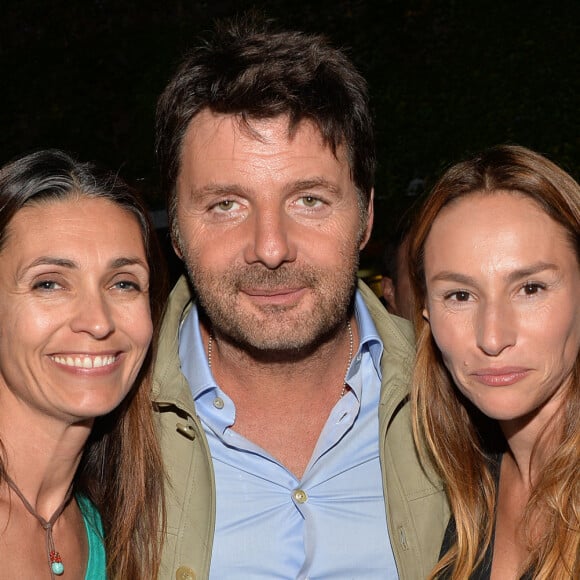 Adeline Blondieau, Vanessa Demouy et son mari Philippe Lellouche - L'hôtel de Sers fête ses 10 ans avec de nombreux invités à Paris, le 10 septembre 2014.