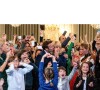 Victoire d'Emmanuel Macron le 24 avril 2022 célébrée avec tous ses proches à l'Elysée, dont les petits-enfants de Brigitte Macron
©️Soazig de la Moissonnière / Présidence de la République