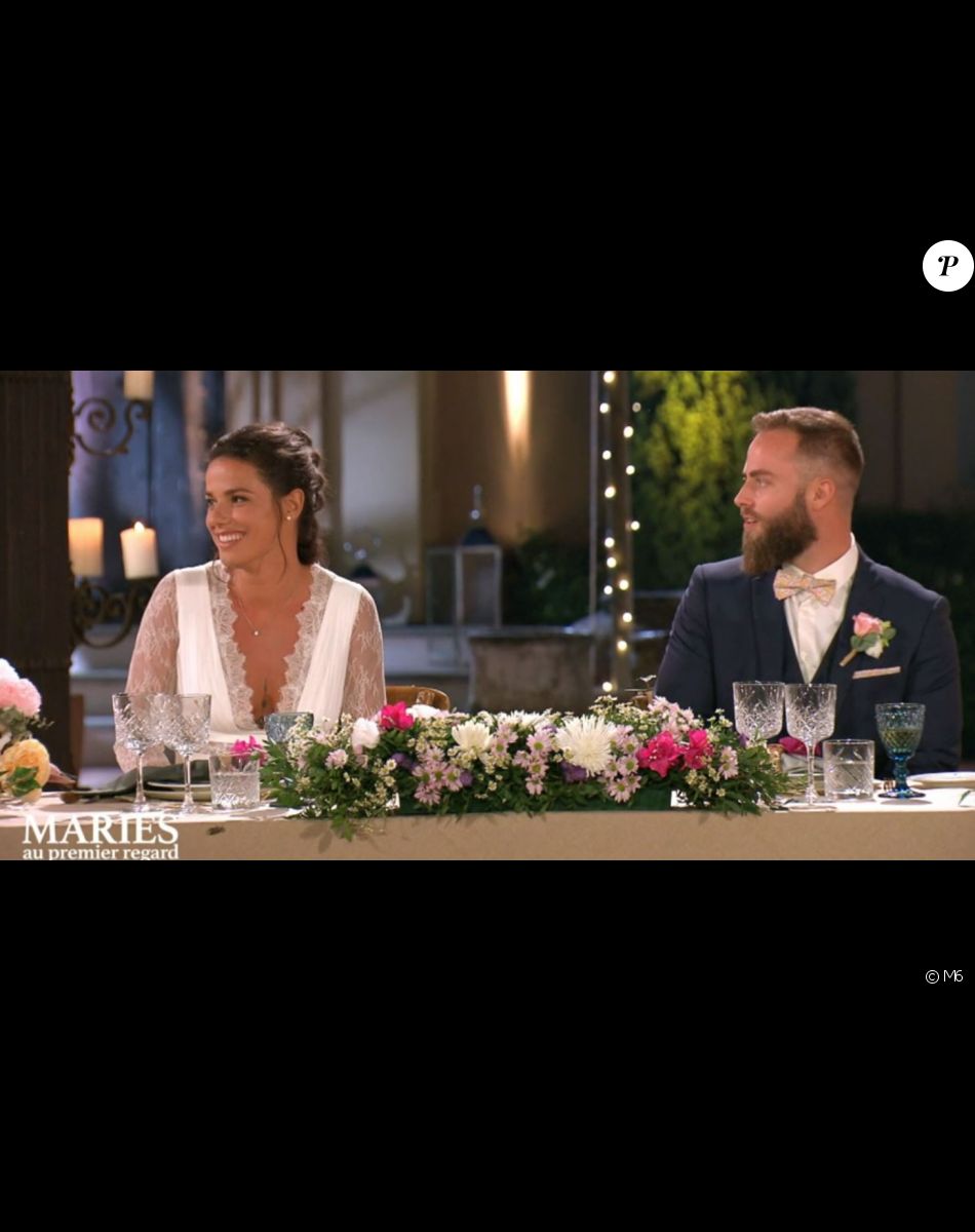 Caroline et Axel dans l'épisode de "Mariés au premier regard 2022" du 4 avril, sur M6