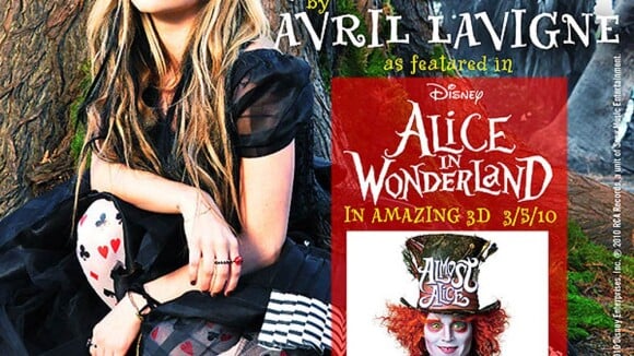 Avril Lavigne : Découvrez son "Alice" pour le film événement de Tim Burton, et les superbes premières images de son clip !