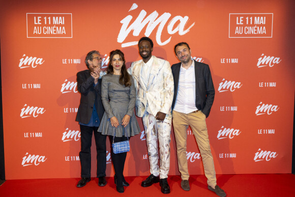 Nils Tavernier, guest, Dadju, Guillaume Roy - Avant-première du film "Ima" au cinéma Gaumont Champs-Élysées à Paris le 5 mai 2022. © Cyril Moreau/Bestimage