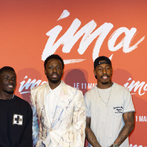 Idrissa Gueye, Dadju, Presnel Kimpembe - Avant-première du film "Ima" au cinéma Gaumont Champs-Élysées à Paris le 5 mai 2022. © Cyril Moreau/Bestimage