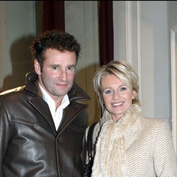 Sophie Davant et Pierre Sled - Spectacle de Pierre Richard au Petit Théâtre de Paris.