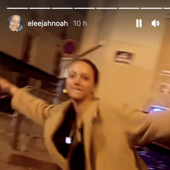 Folle soirée entre soeurs pour Eleejah et Jenaye Noah, à Paris, le vendredi 6 mai 2022