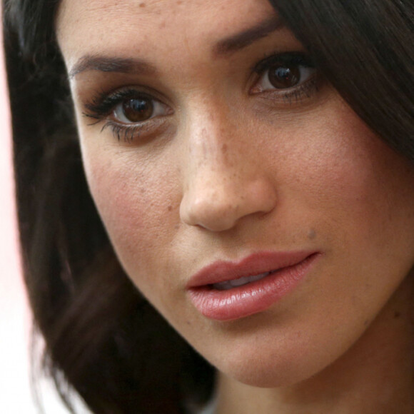 Meghan Markle lors d'une réception du forum des jeunes pendant le Commonwealth Heads of Government Meeting à Londres le 18 avril 2018. 