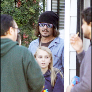 Johnny Depp et Lily-Rose Depp, enfant