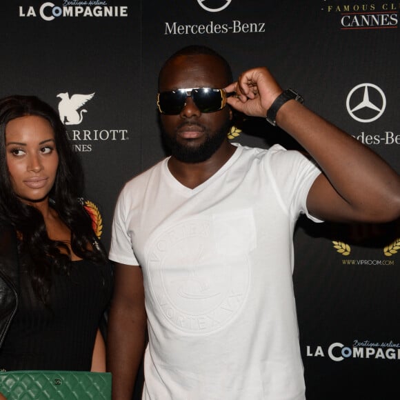 Maître Gims et sa femme DemDem - People au VIP ROOM à Cannes le 14 mai 2016 lors du 69 ème Festival International du Film de Cannes le 14 mai 2016