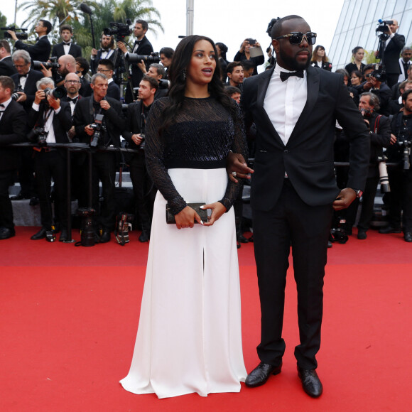 Maître Gims et sa femme DemDem - Montée des marches du film "The BFG" ("Le BGG Le Bon Gros Géant") lors du 69ème Festival International du Film de Cannes. Le 14 mai 2016. © Borde-Jacovides-Moreau/Bestimage 