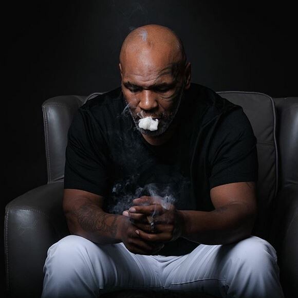 Mike Tyson s'est lancé dans la production de cannabis et a créé la ferme Tyson Ranch. Août 2019.