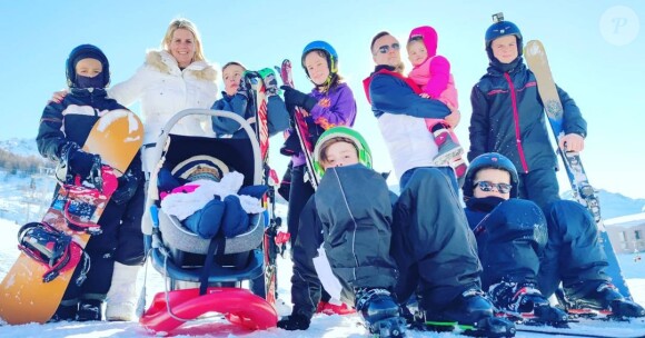 La famille Gonzalez de "Familles nombreuses" profite d'un séjour au ski