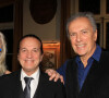 Pierre-Jean Chalençon, Francis Lalanne et Richard Sanderson - People lors d'une soirée cocktail chez Pierre-Jean de Chalençon au Palais Vivienne à Paris. Le 2 février 2022 