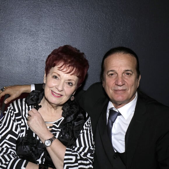 Francis Lalanne et Fabienne Thibeault lors de la soirée "Les tremplins des talents" au club Oh Happy à Paris le 30 janvier 2022. © Cédric Perrin / Bestimage