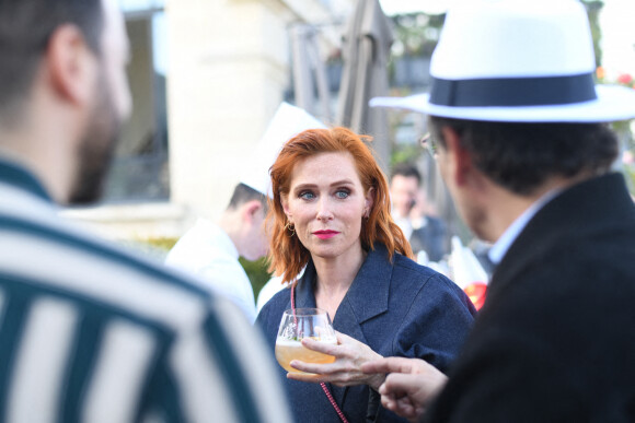 Exclusif - Audrey Fleurot à la soirée de réouverture du Rooftop de l'hôtel The Peninsula Paris le 10 mai 2022. © Rachid Bellak / Bestimage 