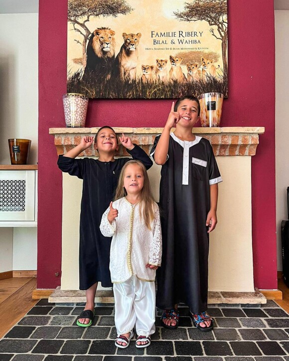 Franck Ribéry et sa famille fêtent l'Eid.