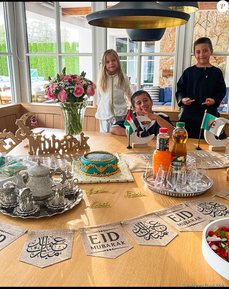 Franck Ribéry et sa famille fêtent l'Eid.