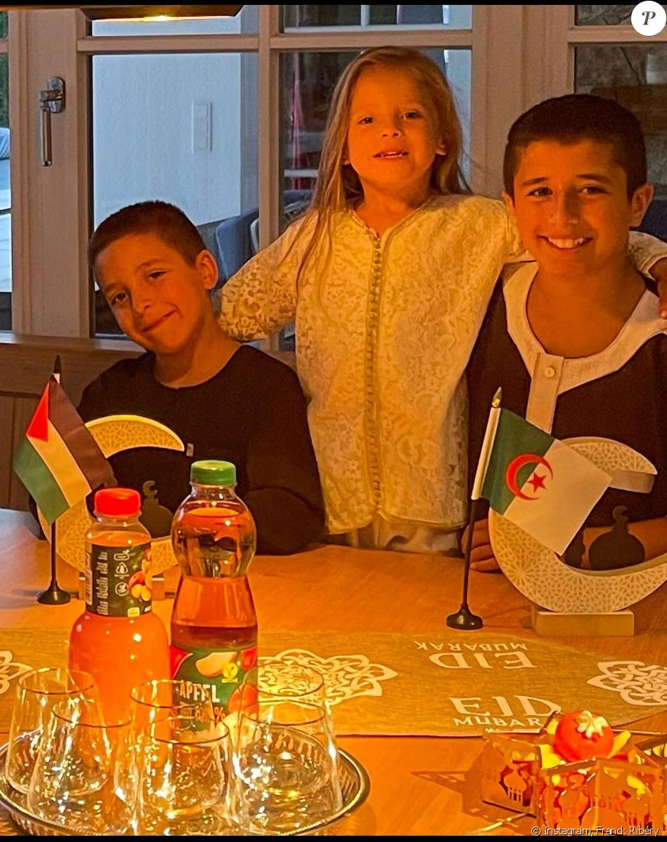 Franck Ribéry et sa famille fêtent l'Eid.