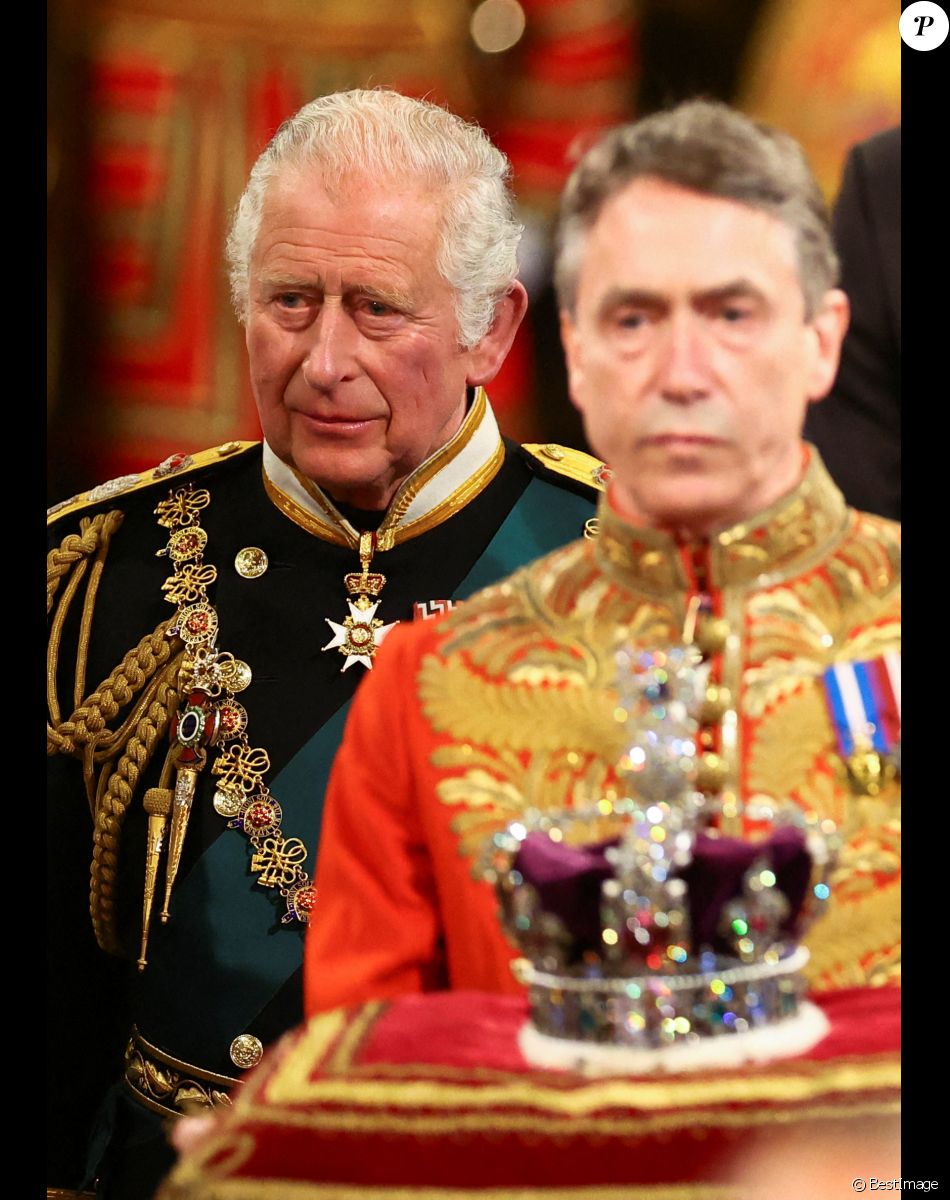 Le prince Charles, prince de Galles - Arrivée et discours de l'ouverture officielle du Parlement à Londres, le 10 mai 2022. Ayant des problèmes de mobilité, la reine d'Angleterre est représentée par le prince de Galles.