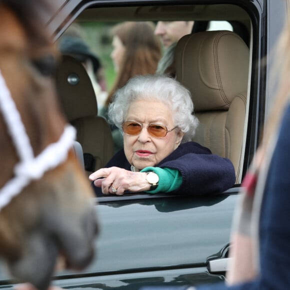 Elizabeth II au Royal Windsor Horse Show le 13 mai 2022. Photo by Stephen Lock/i-Images/ABACAPRESS.COM