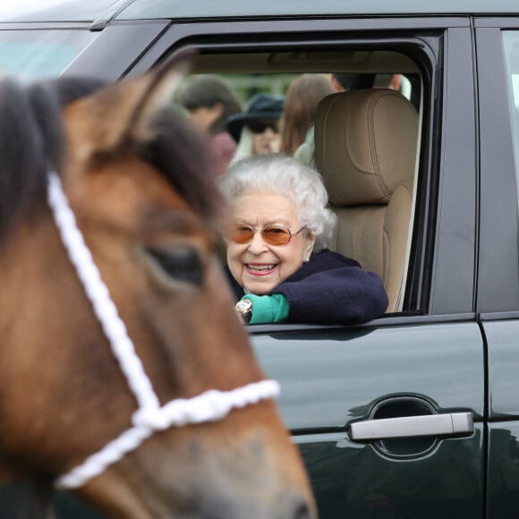 Elizabeth II au Royal Windsor Horse Show le 13 mai 2022. Photo by Stephen Lock/i-Images/ABACAPRESS.COM