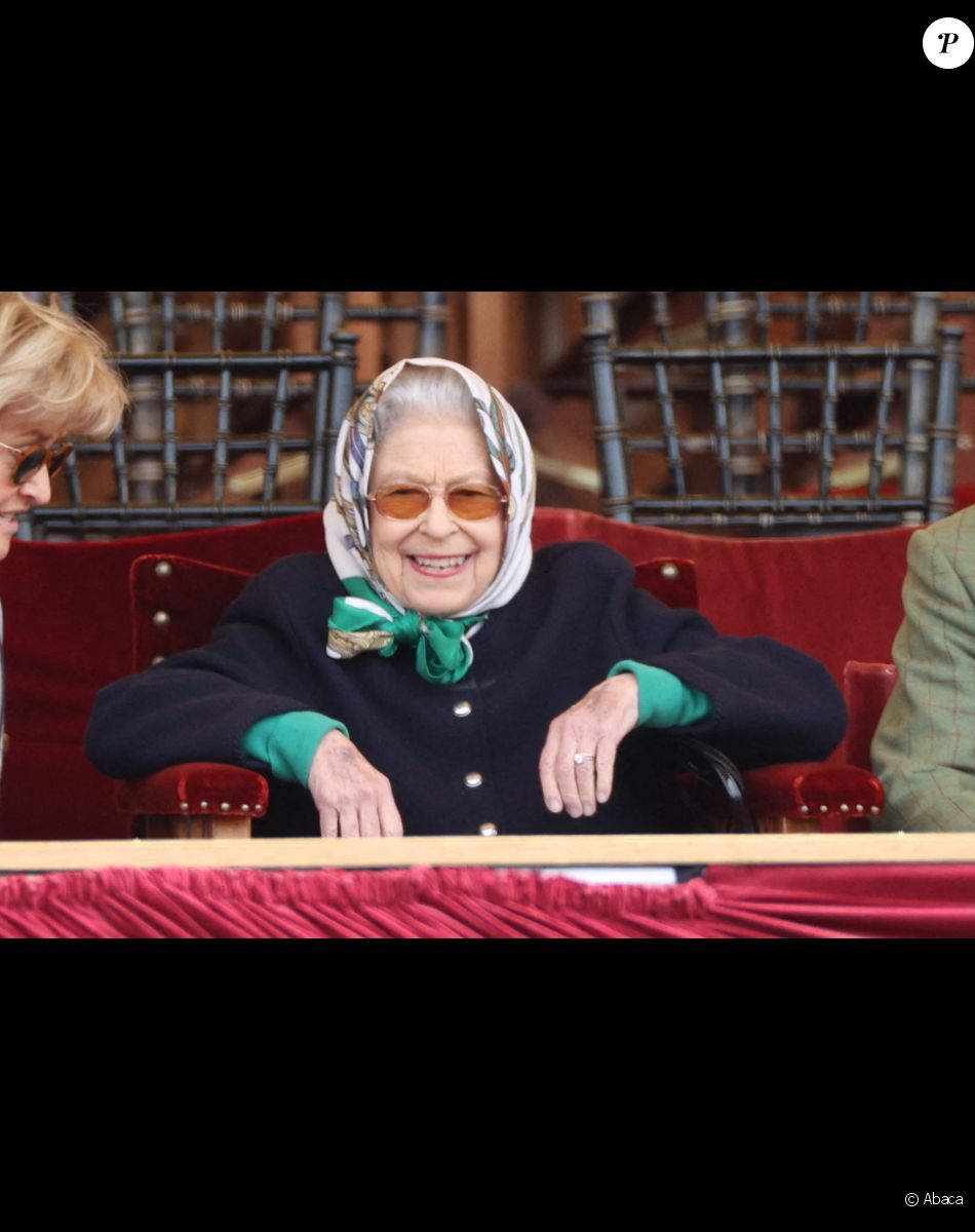 Elizabeth II au Royal Windsor Horse Show le 13 mai 2022.. Photo by Stephen Lock/I-Images/ABACAPRESS.COM