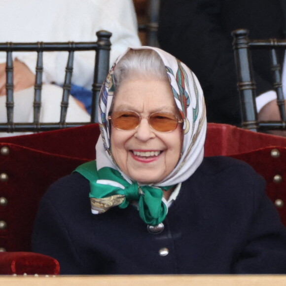 Elizabeth II au Royal Windsor Horse Show le 13 mai 2022. Photo by Stephen Lock/I-Images/ABACAPRESS.COM