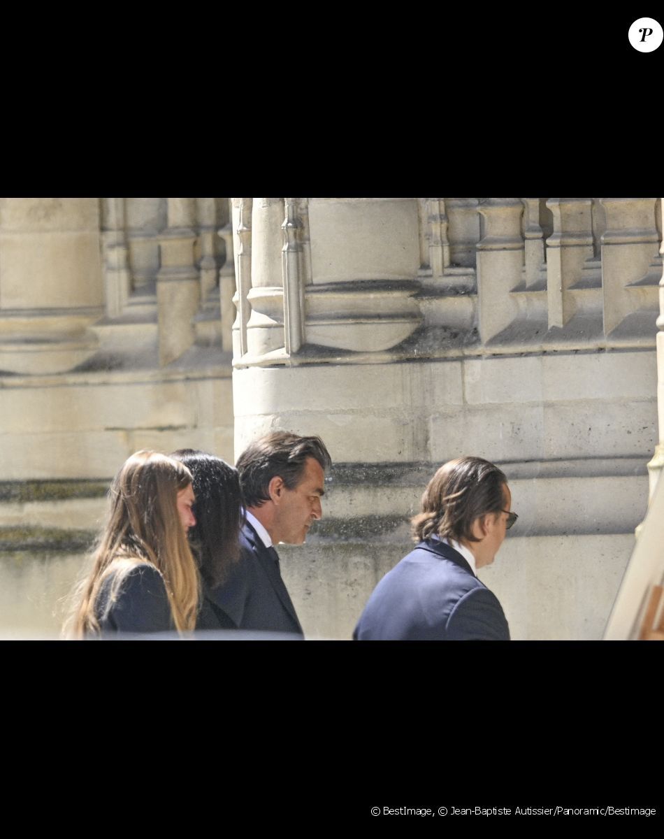 Le chef Yannick Alléno - Obsèques d'Antoine Alléno (fils du chef cuisinier français, trois étoiles au Guide Michelin Yannick Alléno) en la collégiale Notre-Dame de Poissy, France, le 13 mai 2022. © Jean-Baptiste Autissier/Panoramic/Bestimage