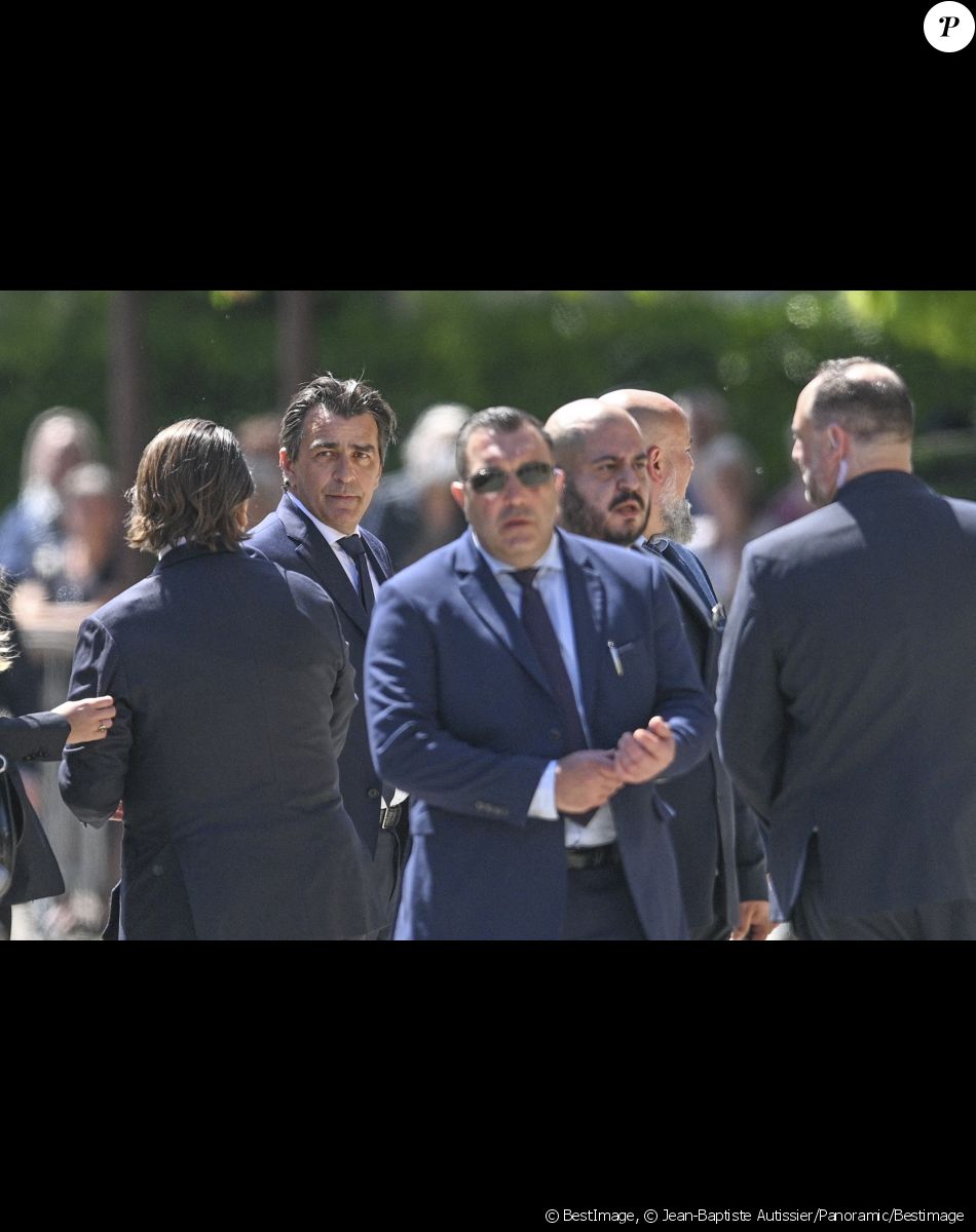 Le chef Yannick Alléno - Obsèques d'Antoine Alléno (fils du chef cuisinier français, trois étoiles au Guide Michelin Yannick Alléno) en la collégiale Notre-Dame de Poissy, France, le 13 mai 2022. © Jean-Baptiste Autissier/Panoramic/Bestimage
