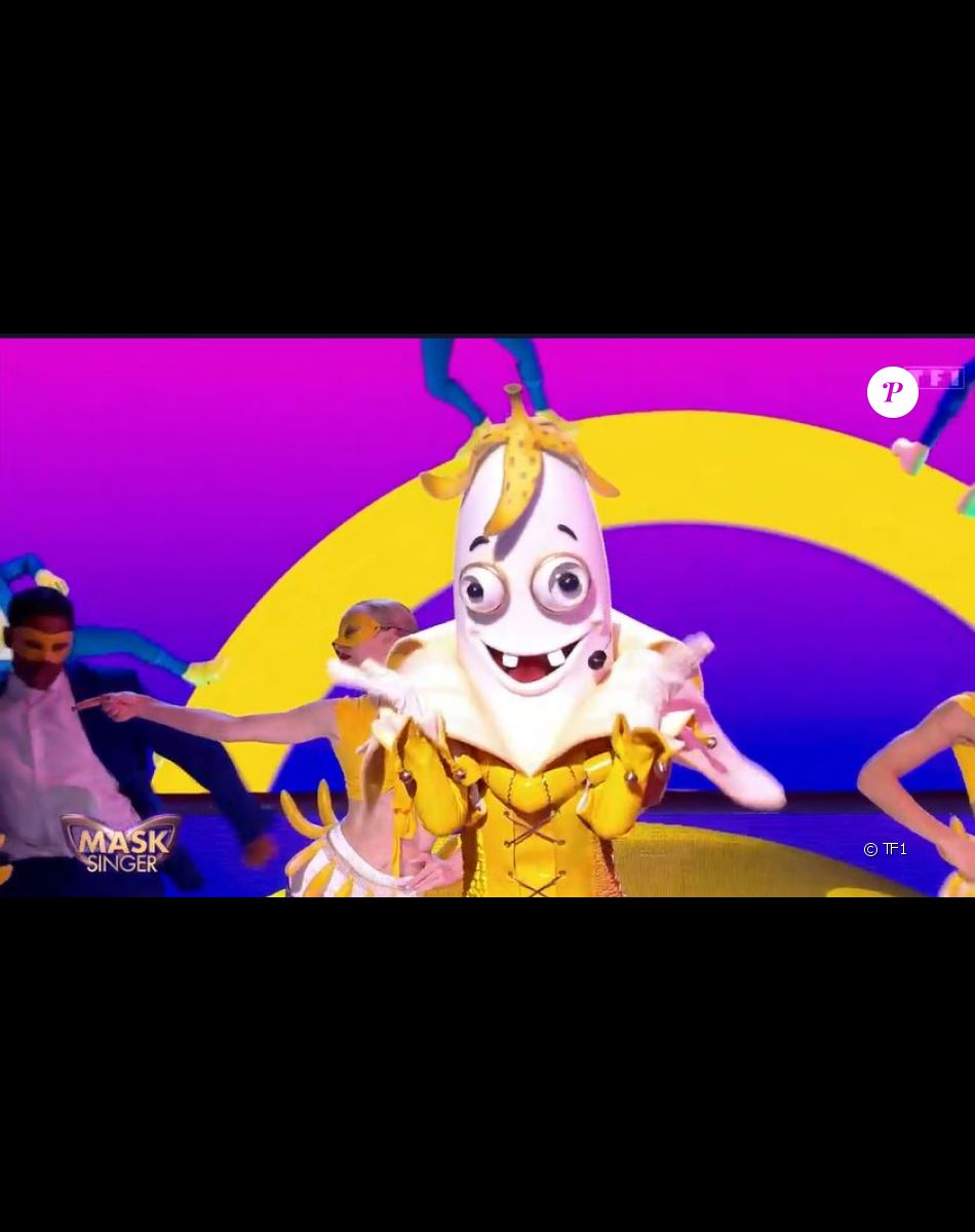 La Banane lors de l'émission "Mask Singer 2022" du 15 avril sur TF1
