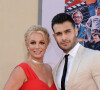 Britney Spears et son compagnon Sam Asghari à la première de Once Upon a Time in Hollywood à Los Angeles, le 22 juillet 2019 