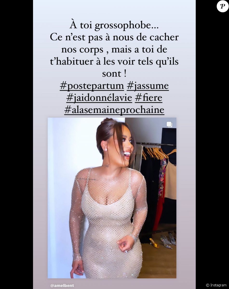 La réponse cash d'Amel Bent aux critiques sur son poids