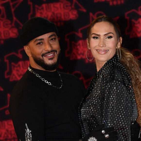 Slimane et Vitaa lors de la 23ème édition des NRJ Music Awards 2021 au Palais des Festivals de Cannes, le 20 novembre 2021