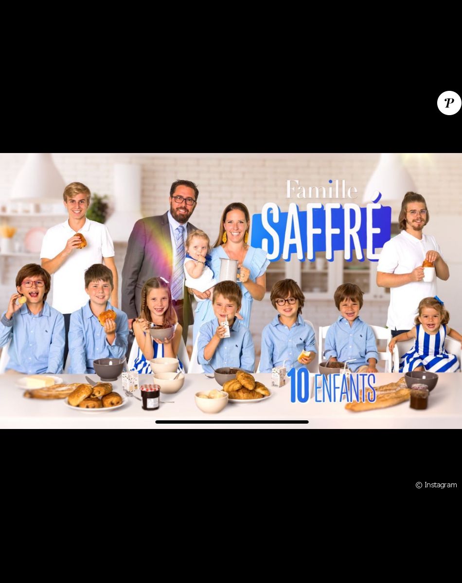 La famille Saffré de "Familles nombreuses"