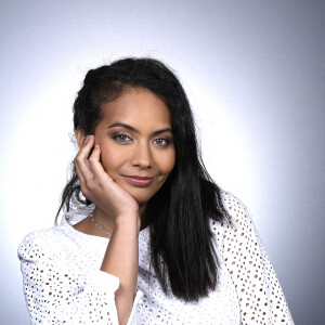 Porrtrait de Vaimalama Chaves (Miss France 2019) lors de l'enregistrement de l'émission "Chez Jordan" à Paris le 22 avril 2022. © Cédric Perrin / Bestimage