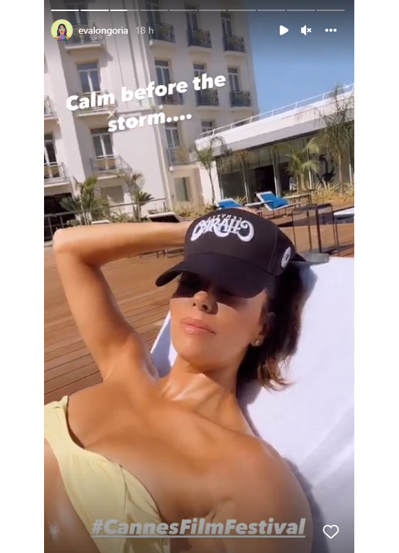 Eva Longoria est bien arrivée à Cannes pour la 75e édition du Festival - Instagram