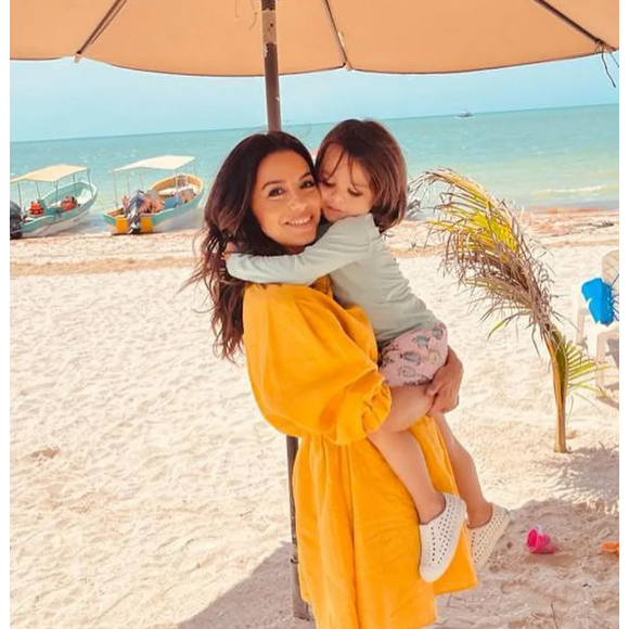 Eva Longoria avec son fils Santiago, fruit de son union avec l'homme d'affaires Jose Antonio Baston - Instagram