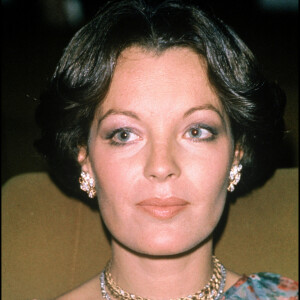 Romy Schneider à la cérémonie des César en 1976