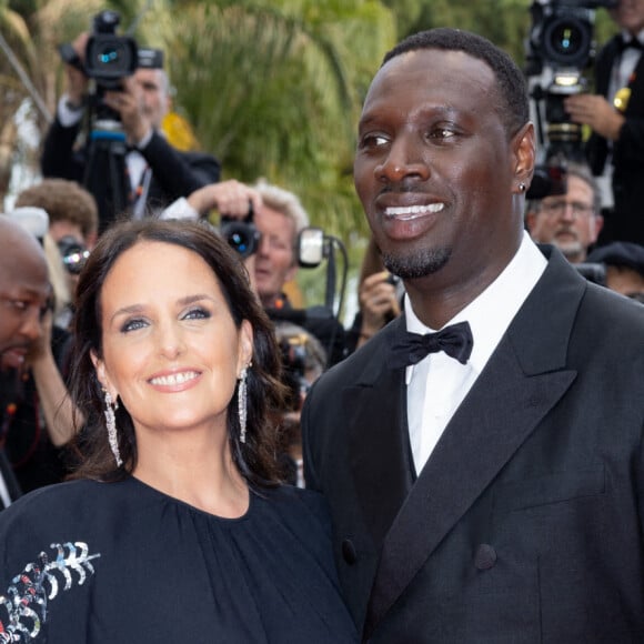 Omar Sy et sa femme Hélène - Montée des marches du film " Top Gun : Maverick " lors du 75ème Festival International du Film de Cannes. © Olivier Borde / Bestimage 