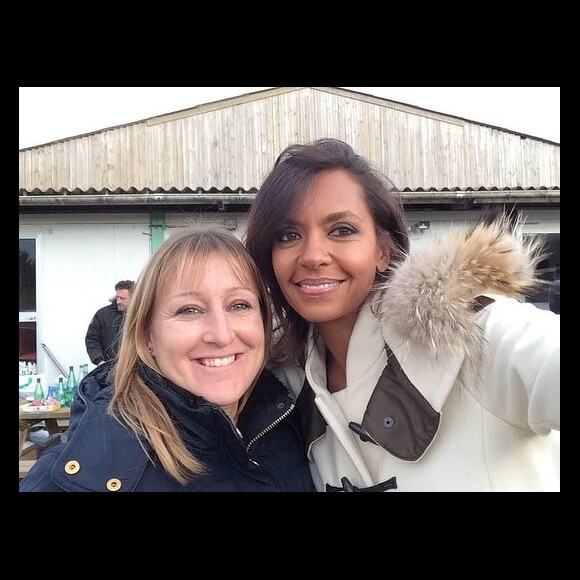 Julie de "L'amour est dans le pré" avec Karine Le Marchand