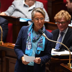 Elisabeth Borne, ministre des transports - Séance de questions au gouvernement à l'Assemblée Nationale à Paris le 23 octobre 2018.