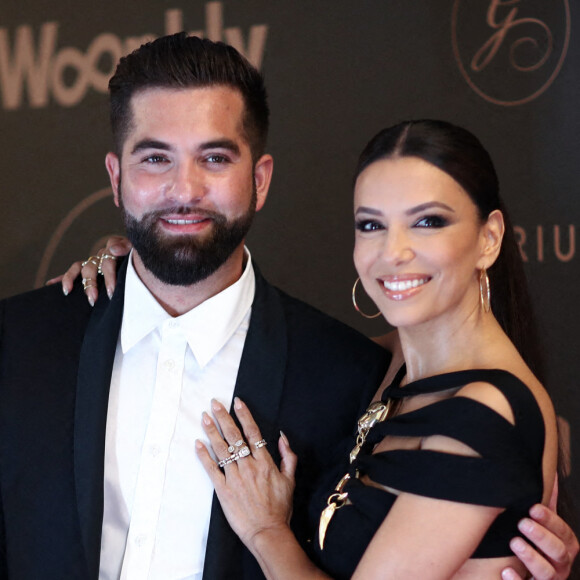 Eva Longoria et Kendji Girac - Photocall du Global Gift Gala lors du 75ème Festival International du Film de Cannes. © Tiziano Da Silva / Bestimage